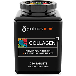 พร้อมส่ง🔥 Youtheory Mens Collagen Advanced Formula 290Tablets คอลลาเจน TypeI,IIและIII สูตรพิเศษสำหรับผู้ชาย