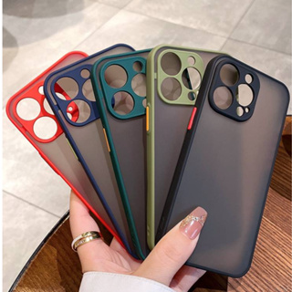 เคสโทรศัพท์ TPU ขอบสีด้านกล้อง มี 5สี สำหรับ iPhone 6 6s 6plus 6splus i7 i8 se2 se3 7plus 8plus X XS XR XSmax กันกระแทก