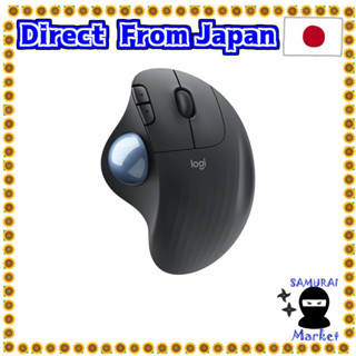 【Direct From Japan】 Logitech Wireless Mouse Track Ball Wireless M575GR Bluetooth Unifying 5 button Windows Mac iPad M575 Battery Life Up to 24 months Graphite domestic regular goods