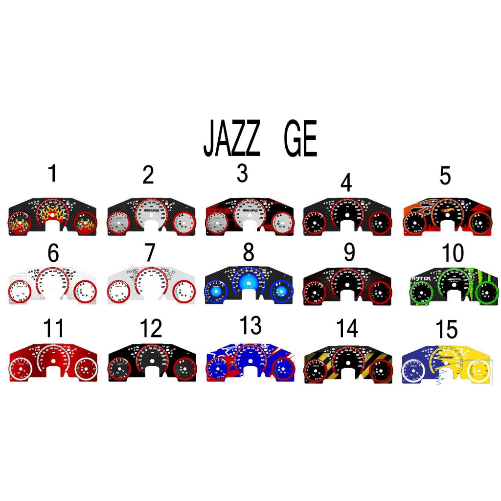 แผ่นเรือนไมล์ Jazz Ge งานสวยๆ (ต้องเจียแต่งพื้นไมล์ )