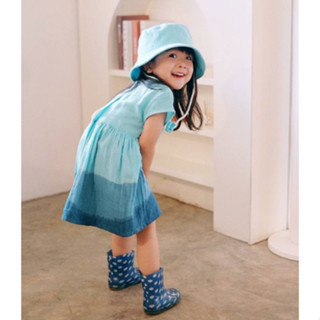 Indigo Pumpkin mini dress for kids