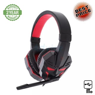 HEADSET (2.1) AULA LB-01 BLACK/RED ประกัน 2Y หูฟัง หูฟังเกมมิ่ง หูฟังเล่นเกม เฮดเซ็ท เกมมิ่งเฮดเซ็ท