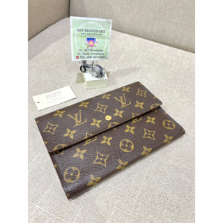 🌸Louis Vuitton Louis Vuitton Trifold Wallet/ Passport Monogram(Large) ⭐️ พร้อมส่งค่ะ ⭐️  ของแท้💯%