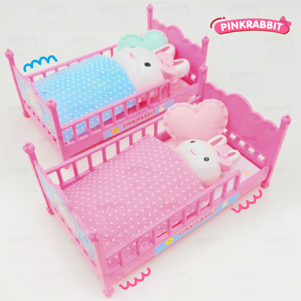 เตียงของเล่น 2 ชั้น Pink Rabbit ลิขสิทธิ์แท้ เตียงของเล่นพิ้งค์แรบบิท 2 ชั้น ของเล่นเด็ก CA060412 ราคา ถูกที่สุด ดีลบีเคเค แกลเลอรีภาพที่ 6