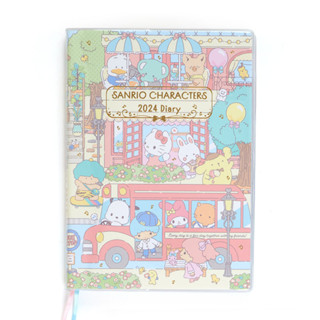 [Direct from Japan] Schedule Book 2024 / Sanrio Characters B6 Diary ( Ruled type ) Japan NEW