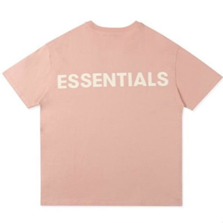 ESSENTIALS BACK LOGO 3M REFLECTIVE TEE (PINK)