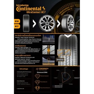 Continental​ 215/50R17​ UC7 ปี​ 23