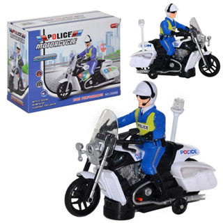 ProudNada Toys ของเล่นเด็ก รถชนถอย รถมอร์เตอร์ไซค์ตำรวจ POLICE MOTORCYCLE NO.2688B