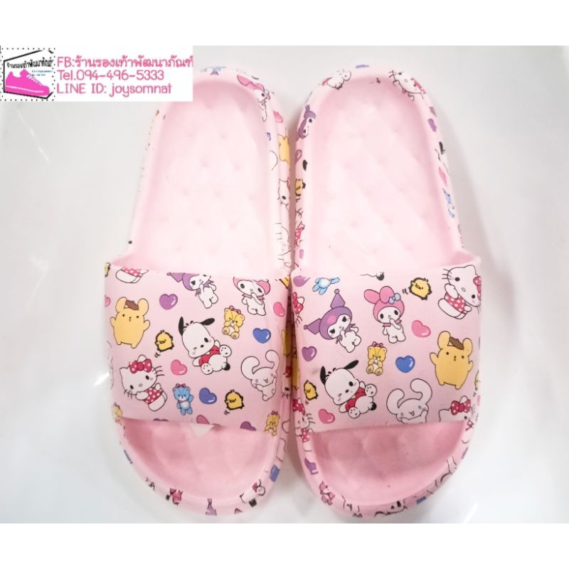 Sugus รองเท้าแตะ นิ่มมาก น่ารัก Sanrio พื้นโซฟา ขนาดปกติ เบอร์36-41
