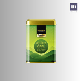 Meejai - สิงห์ปาร์ค เชียงราย ชาเขียวอัสสัม Wild Assam Green Tea Signature blend ขนาด 100 กรัม