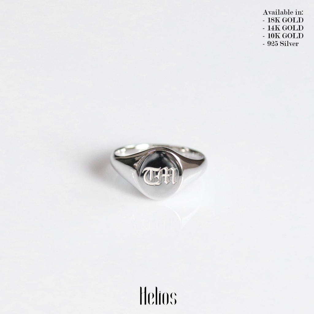 Signet Ring – Oval Shape เครื่องประดับเงินแท้ 925 Silver ราคา ถูกที่สุด ดีลบีเคเค แกลเลอรีภาพที่ 3