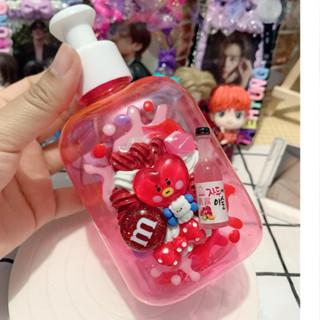 ขวดปั๊มตกแต่งวิปครีมปลอม diy by bt21 bts