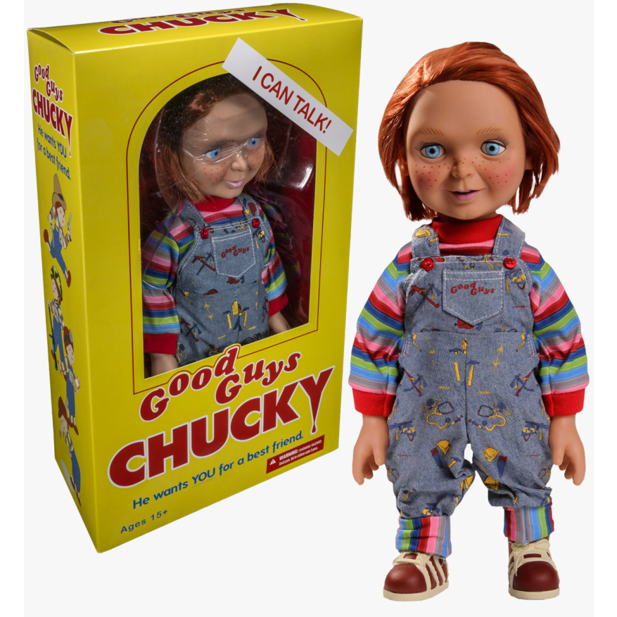 Mezco Toyz MDS Mega Scale Child’s Play Talking Good Guys Chucky 15”