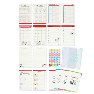 [Direct from Japan] Schedule Book 2024 / Sanrio Hello Kitty Personal Organizer Refill set Japan NEW