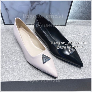 Charles &amp; Keith  รองเท้า Trice Metallic Accent Pointed-Toe Flats : CK1-70900471