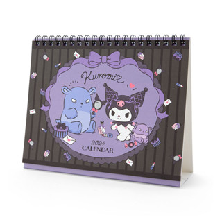 [ส่งตรงจากญี่ปุ่น] ปฏิทินตั้งโต๊ะ ปี 2024 / ปฏิทินวงแหวน Sanrio Kuromi ญี่ปุ่น ใหม่