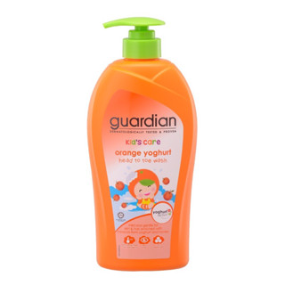 ครีมอาบน้ำเด็ก การ์เดี้ยนออเรนจ์โยเกิร์ต 750มล.GUARDIAN KIDS CARE STRAWBERRY YOGHURT - HEAD TO TOE 750 ML