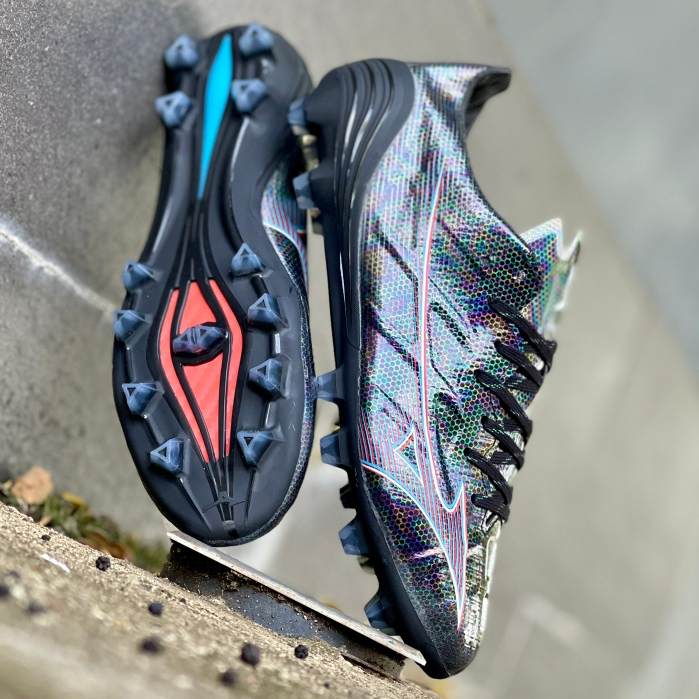 รองเท้า สตั๊ด ฟุตบอล มิซูโน่ อัลฟ่า Mizuno Alpha รุ่นท็อปเจแปน ฟรี ของแถม ถุงผ้า + ดันทรง + กล่อง ใส่ไม่ได้เปลี่ยนได้
