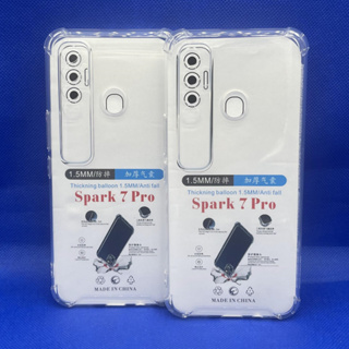 Case tecno เคส Tecno Spark7pro  หนา 1.5mm ตรงรุ่น แบบ TPU ใสเสริมขอบและมุมกันกระแทก ส่งไว จาก กทม