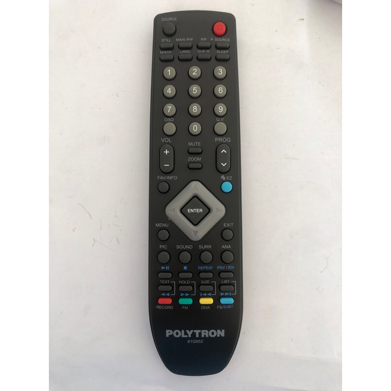 รีโมทคอนโทรลทีวีโพลีตรอน(LEDTV)81G652