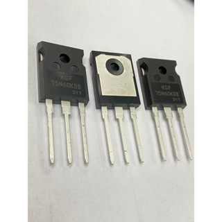 (แพ็ค1ชิ้น) KGF75N60 Field Stop Trench IGBT 600V/100A,357W KGF75N60KDB KECแท้ใหม่100% 75N60 75N60KDB