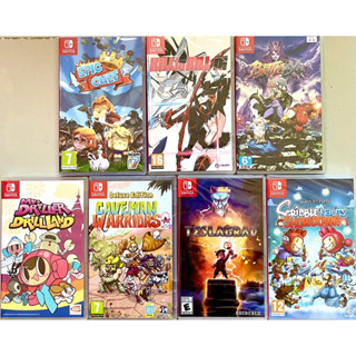 แผ่นเกม Nintendo Switch มือหนึ่ง (Group) / kill la kill / cave man / teslagard / scribble nauts showdown / epic chef