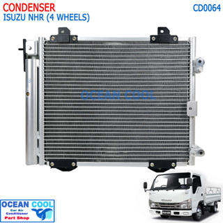 แผงแอร์ ISUZU NLR 130 อีซูซุ เอ็นแอลอาร์ 130 แรง 4ล้อ เล็ก รถบรรทุก  CD0064 CONDENSER  รังผึ้งแอร์  แผงรังผึ้ง  แผงคอยล์