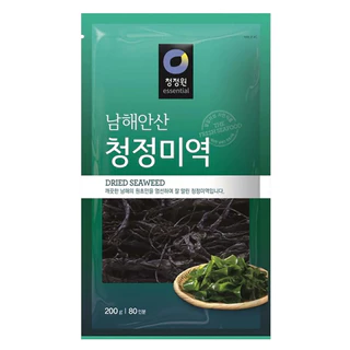 Chungjungone Seaweed สาหร่ายวากาเมะ วากาเมะอบแห้ง miyek 200g 청정원 미역