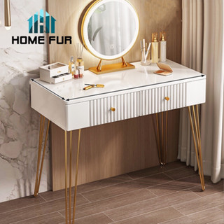 Home Fur โต๊ะอเนกประสงค์ โต๊ะเครื่องแป้ง ที่เรียบง่ายสไตล์ที่ทันสมัย ❗(สินค้าเฉพาะโต๊ะ/ไม่รวมเก้าอี้เเละกระจก)❗