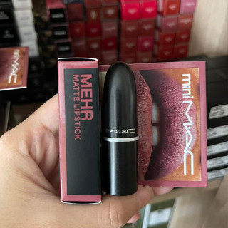 ส่งฟรี MAC Matte Lipstick Mini 1.8g สี Mehr  ลิปสติก SEP01