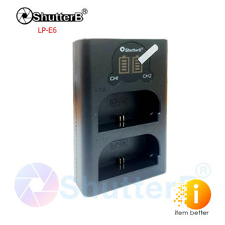 Shutter B Dual Charger LP-E6 for Canon