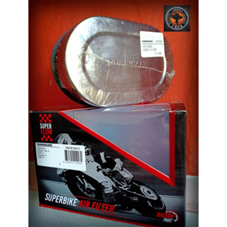 ไส้กรองอากาศ HURRICANE สำหรับ KAWASAKI /NINJA 250: 2008-2012,NINJA 300,Z250,Z300