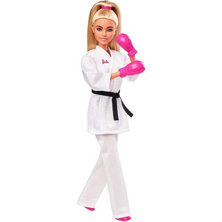 Barbie Tokyo Olympic License Barbie Karate no Senshu Tokyo 2020 Olympics [ตุ๊กตาแต่งตัว] [ชุดตุ๊กตา, เครื่องประดับ] [อายุ 3 ปี] GJL74