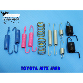 TOYOTA MTX 4WD REAR BRAKE SPRING KIT  // ชุดสปริงเบรกหลัง