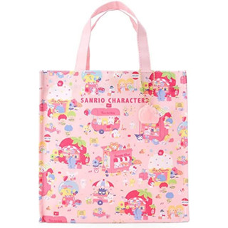 กระเป๋าหิ้วแบน mx Sanrio Size is approx. 24 x 11 x 24.5cm; Handle length: 27cm.