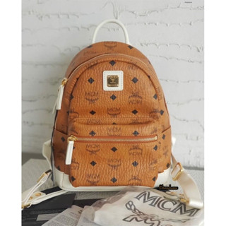 MCM 2 Tone Mini Backpack