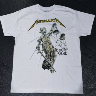 เสื้อยืดวง Metallica Justice for all ลิขสิทธิ์แท้ ปี 2023