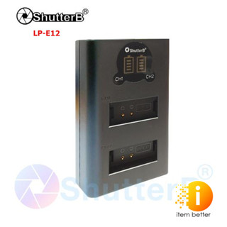 Shutter B Dual Charger LP-E12