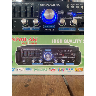 Amplifier high quality series karaoke  mp3 usb  Bluetooth  เครื่องขยายเสียง รุ่น 3332