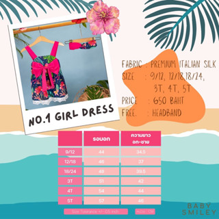 T1-Girl Dress (Tropical Summer)