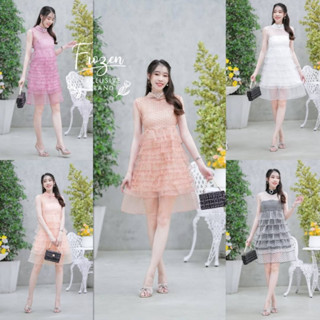 Fashion In My Life เดรส 5 สี ชมพู ขาว โอรส ดำ นู๊ด