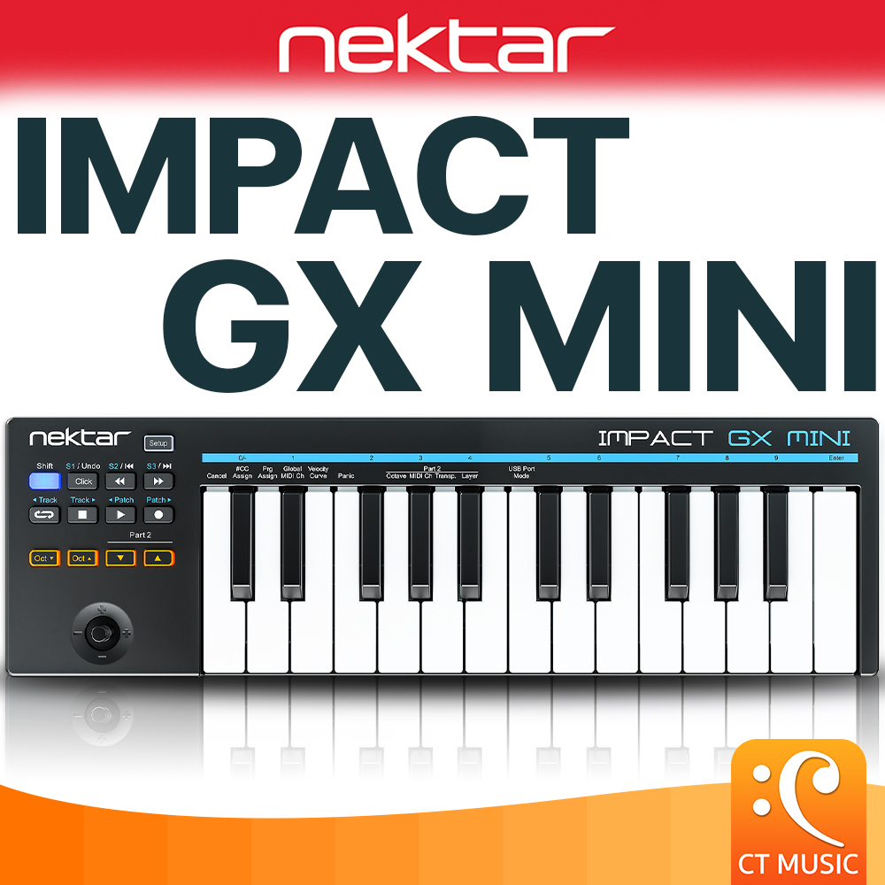 Nektar Impact GX Mini Keyboard MIDI คีย์บอร์ด มีดี้