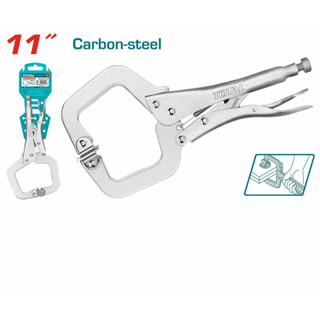 TOTAL คีมล็อคตัวซี รุ่น THT111113 ขนาด 11 นิ้ว คีมล็อค ( C-Clamp Locking Plier )