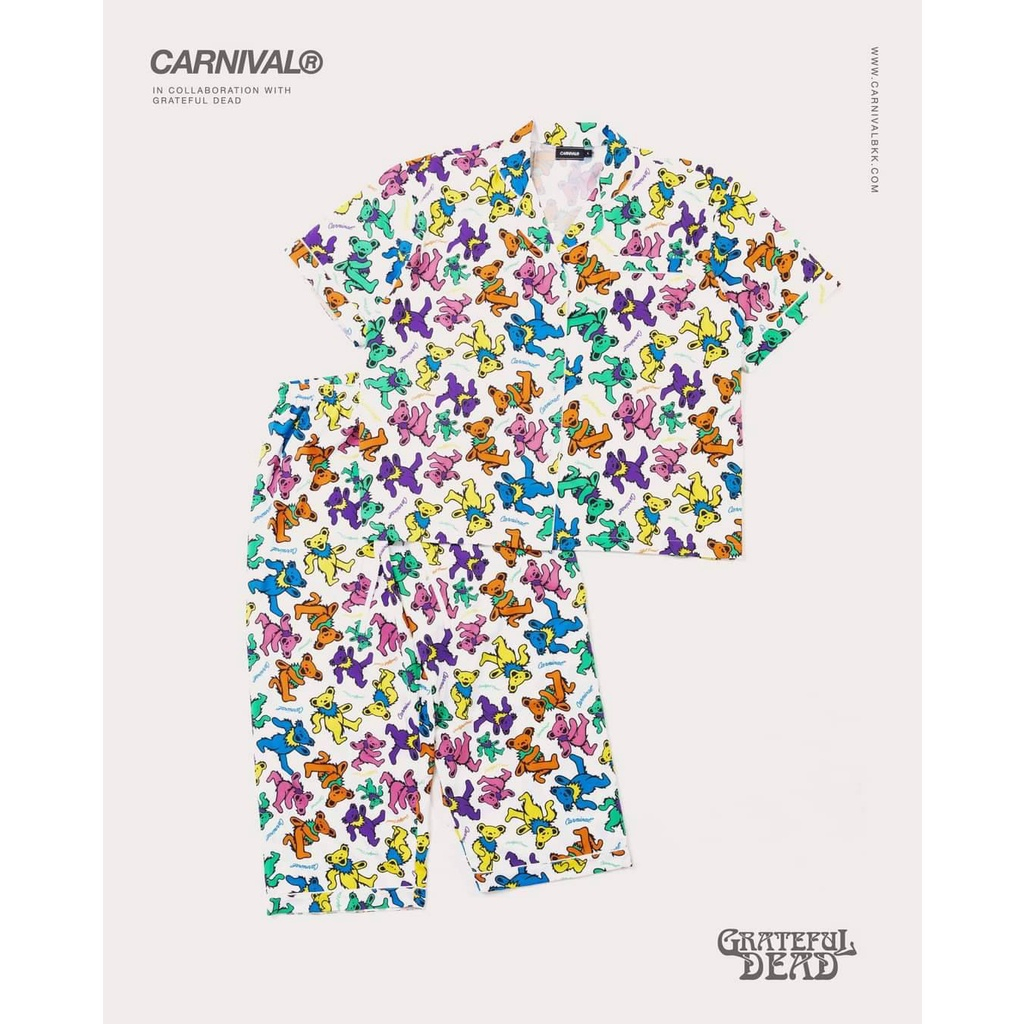 BEARS PAJAMAS SET CARNIVAL x Grateful Dead “Miracle Me” Collection