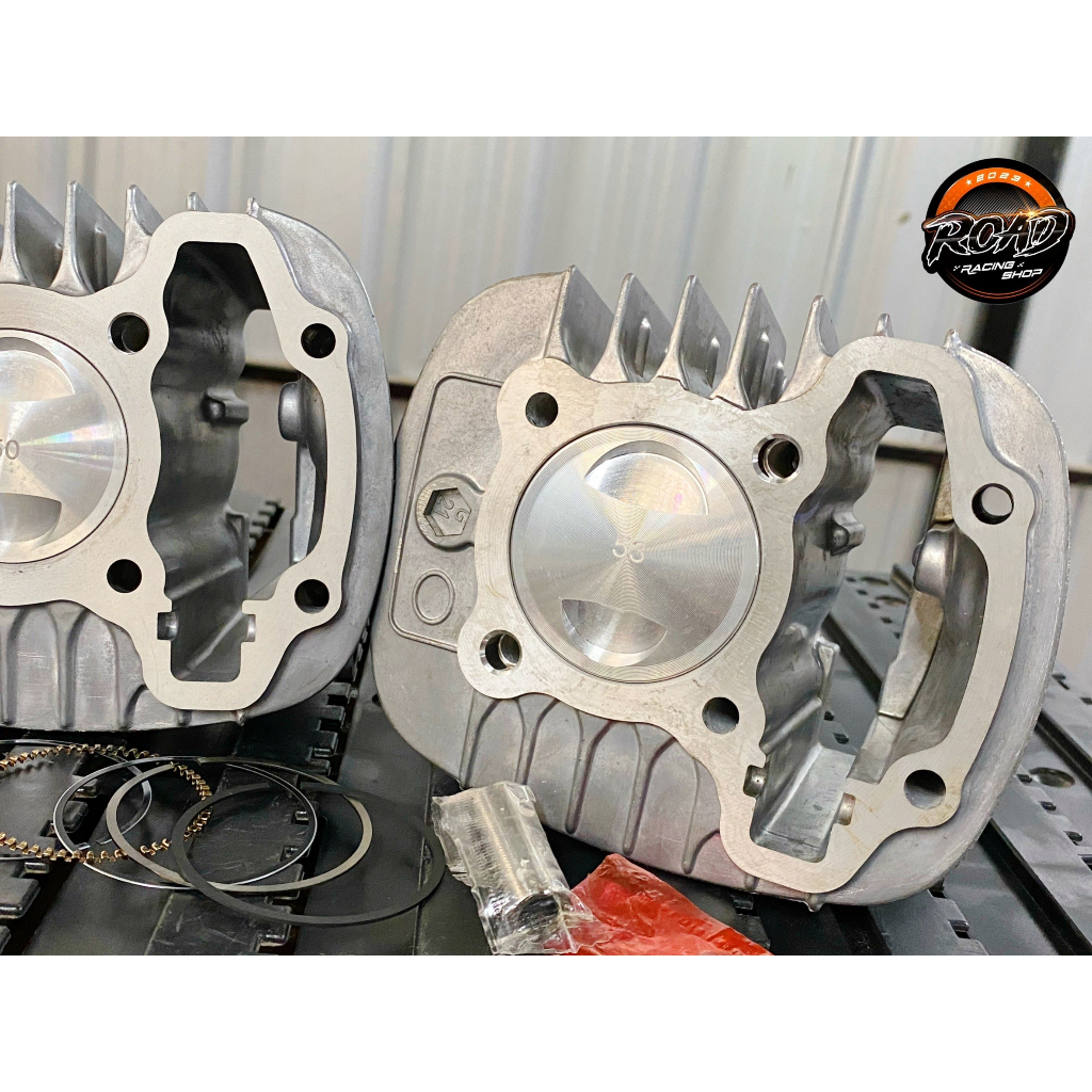 เสื้อลูกเวฟ110i2021-2024 50-53mm. พร้อมหลบวาล์ว ปลอกนอกเสื้อสูบหนาขนาด 56.8mm. เนื้องานคุณภาพ - รูปที่ 2