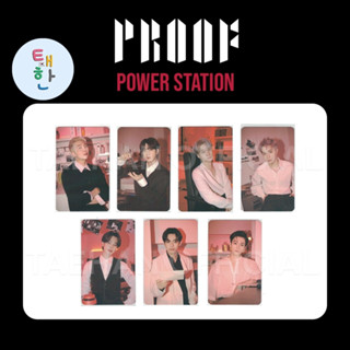 ✅พร้อมส่ง [BTS] การ์ดอีเว้นท์ BTS PROOF [PowerStation LUCKY DRAW PHOTOCARD]