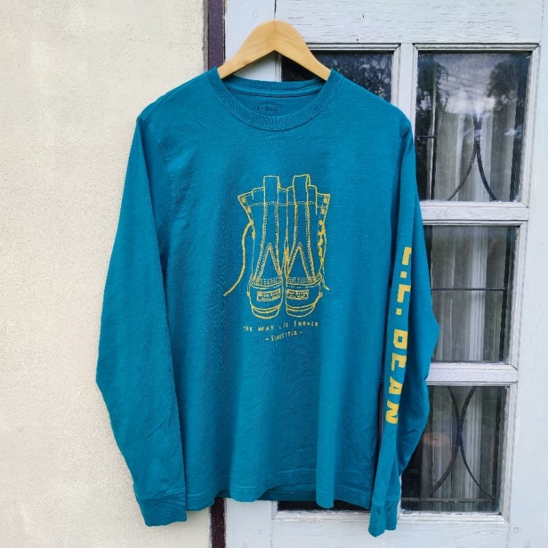 เสื้อยืด LL Bean Boot  The Way Life Should  Long Sleeve Graphic T-Shirt