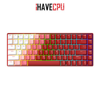 iHAVECPU KEYBOARD (คีย์บอร์ด) DAREU A84 MECHANICAL WIRELESS HOTSWAP(RED)