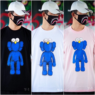 เสื้อยืด Kaws x Sesame Street 3สี ไซส์M-3XL