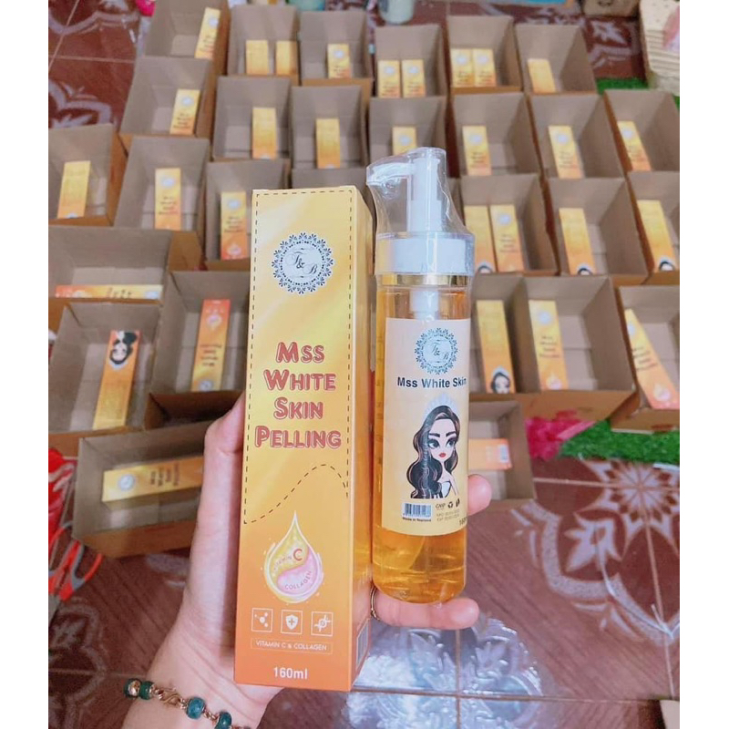 น้ำยาลอกผิว MSS WHITE SKIN